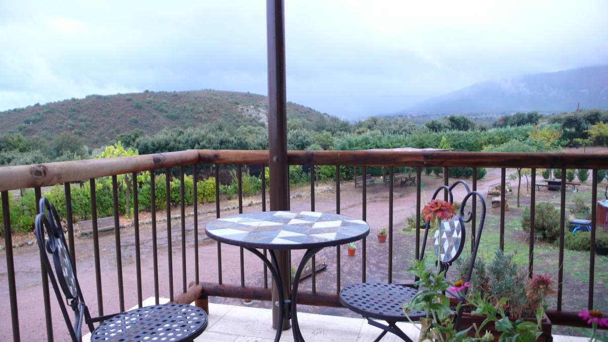 Vista Montes de Toledo desde Casa Rural Los Pájaros